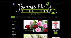 Desktop Screenshot of joannesflorist.co.uk